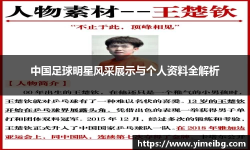 中国足球明星风采展示与个人资料全解析